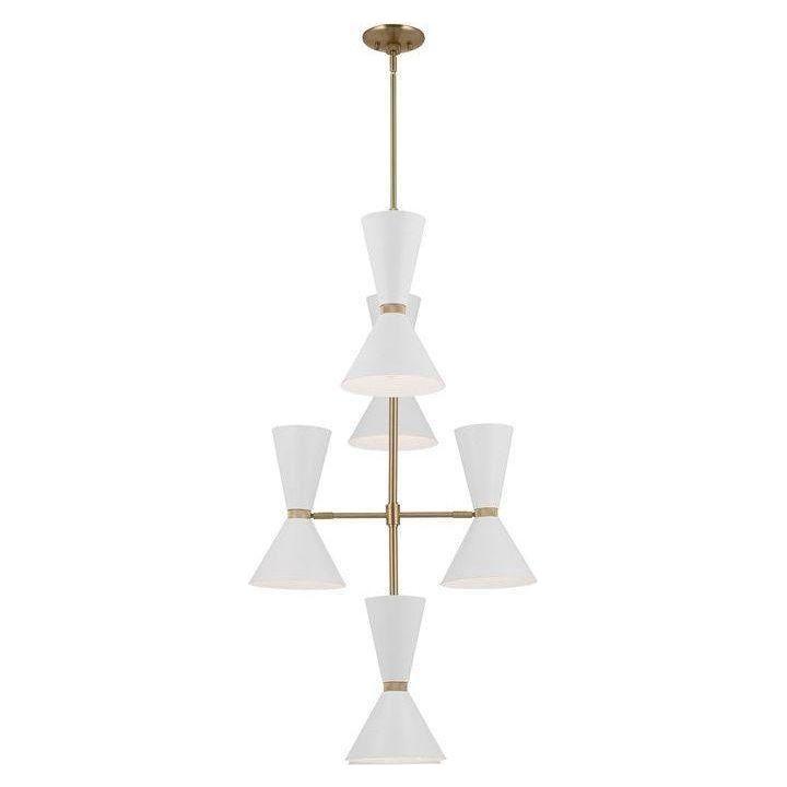 Kichler - Phix 50" 12-Light Foyer Chandelier - Lights Canada