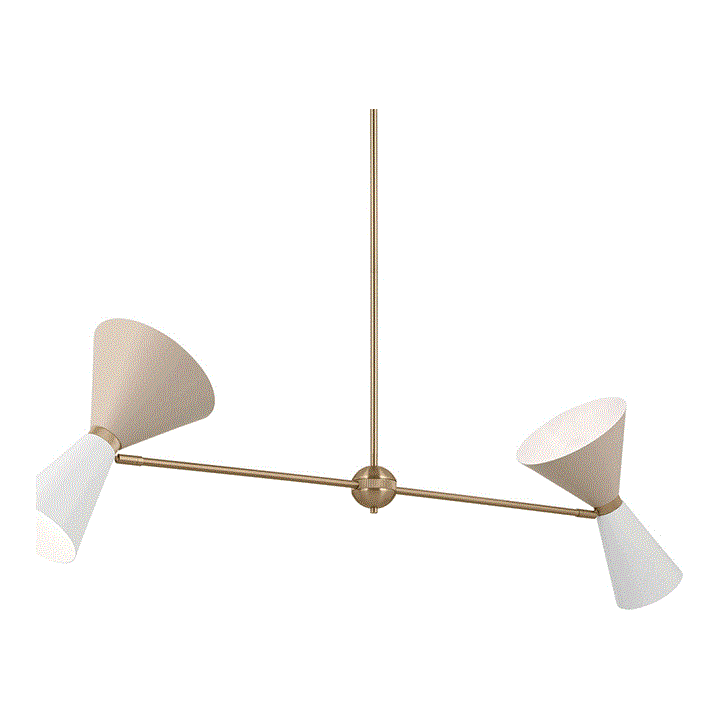 Kichler - Phix 48" 4-Light Linear Chandelier - Lights Canada