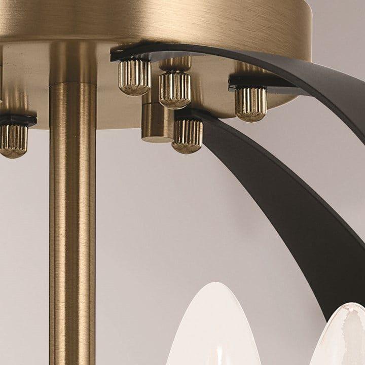 Kichler - Cecil 17.75" 4-Light Oval Flush Mount - Lights Canada