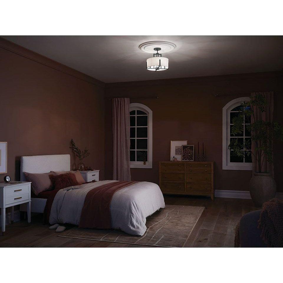 Kichler - Malen 15.5" 4-Light Semi Flush Mount / Pendant (Convertible) - Lights Canada