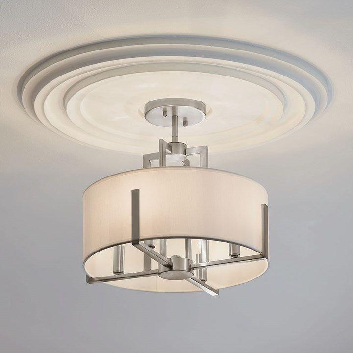 Kichler - Malen 15.5" 4-Light Semi Flush Mount / Pendant (Convertible) - Lights Canada