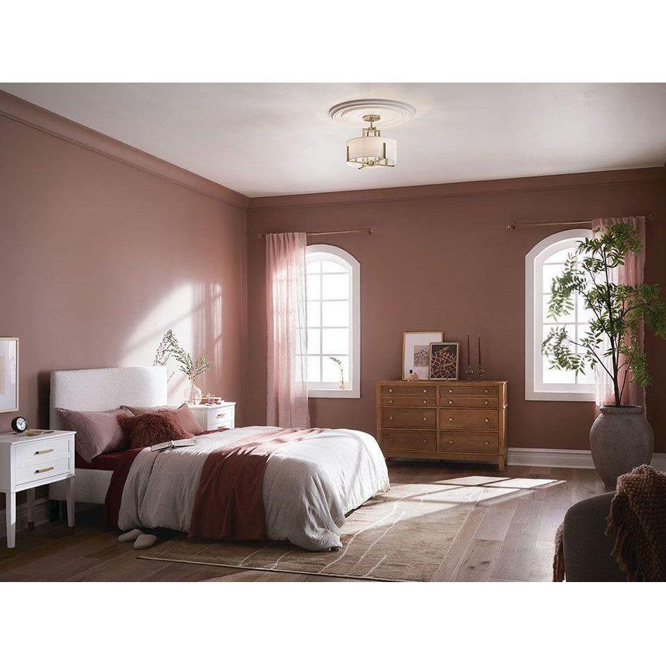 Kichler - Malen 15.5" 4-Light Semi Flush Mount / Pendant (Convertible) - Lights Canada