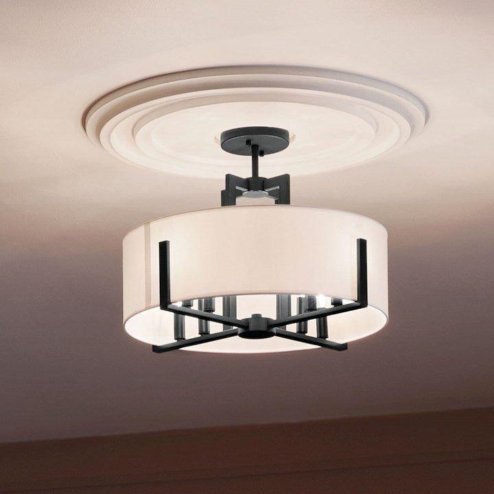 Kichler - Malen 20" 8-Light Semi Flush Mount / Pendant (Convertible) - Lights Canada