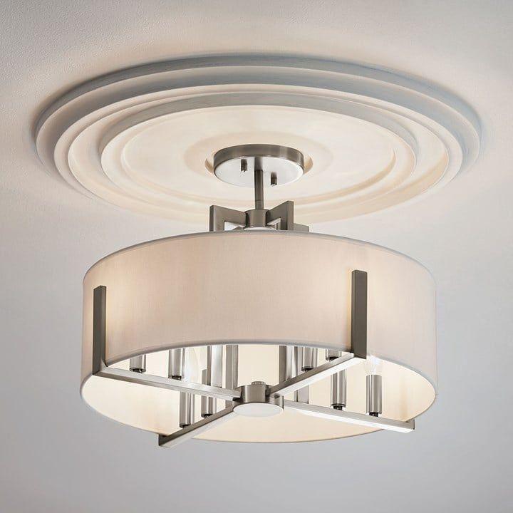 Kichler - Malen 20" 8-Light Semi Flush Mount / Pendant (Convertible) - Lights Canada