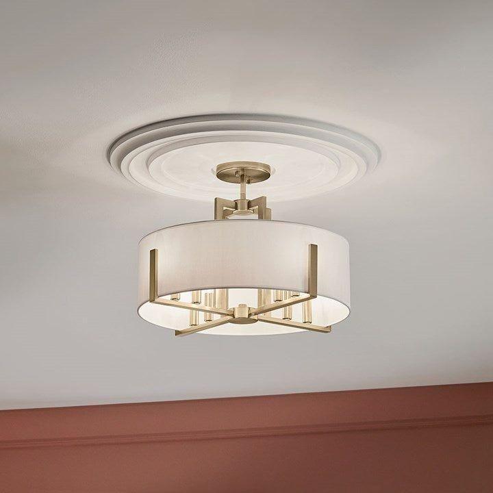 Kichler - Malen 20" 8-Light Semi Flush Mount / Pendant (Convertible) - Lights Canada