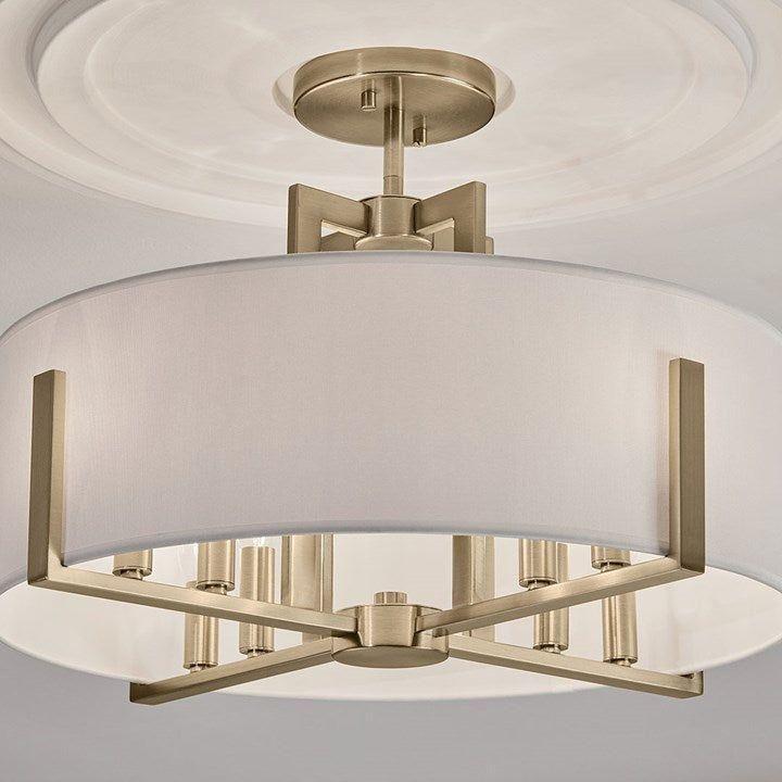 Kichler - Malen 20" 8-Light Semi Flush Mount / Pendant (Convertible) - Lights Canada