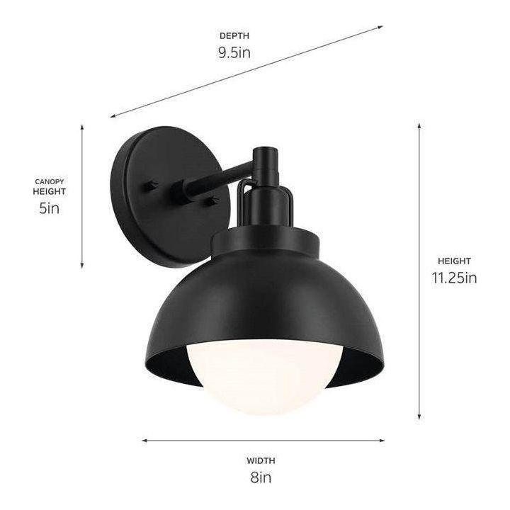 Kichler - Niva 11.25" 1-Light Semi Flush Mount / Pendant (Convertible) - Lights Canada