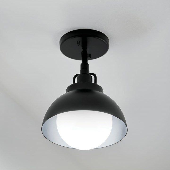 Kichler - Niva 11.25" 1-Light Semi Flush Mount / Pendant (Convertible) - Lights Canada