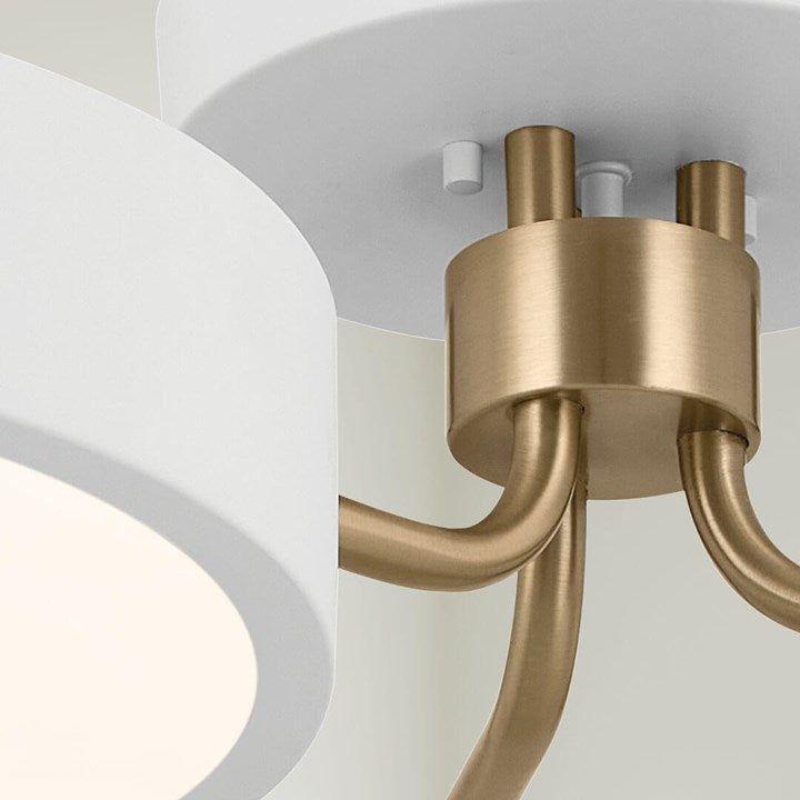 Kichler - Sago 40" 3-Light Semi Flush Mount - Lights Canada