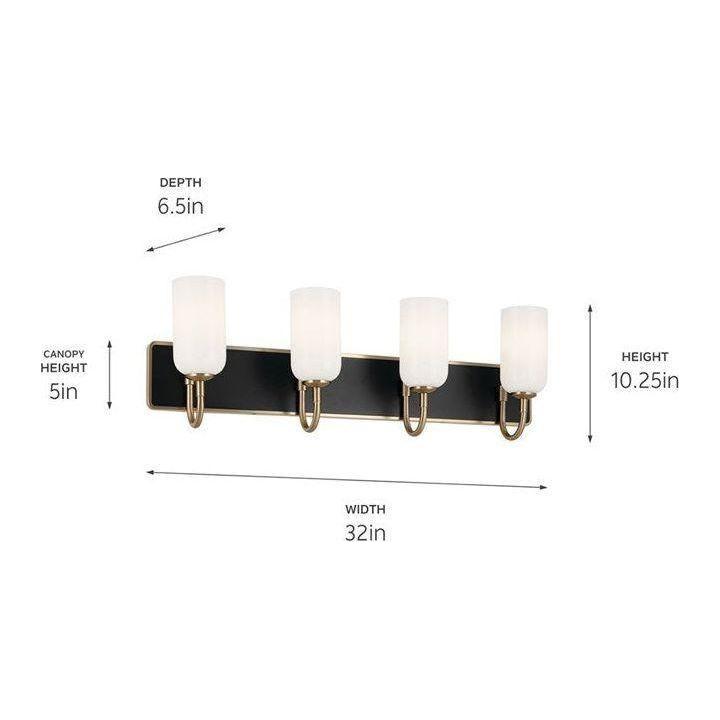 Kichler - Solia 32" 4-Light Vanity - Lights Canada