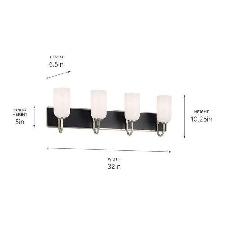 Kichler - Solia 32" 4-Light Vanity - Lights Canada