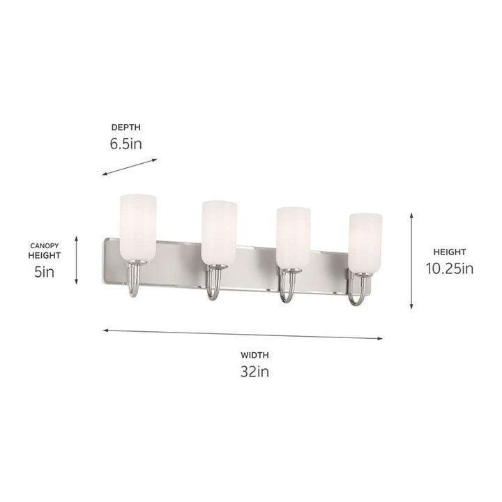 Kichler - Solia 32" 4-Light Vanity - Lights Canada