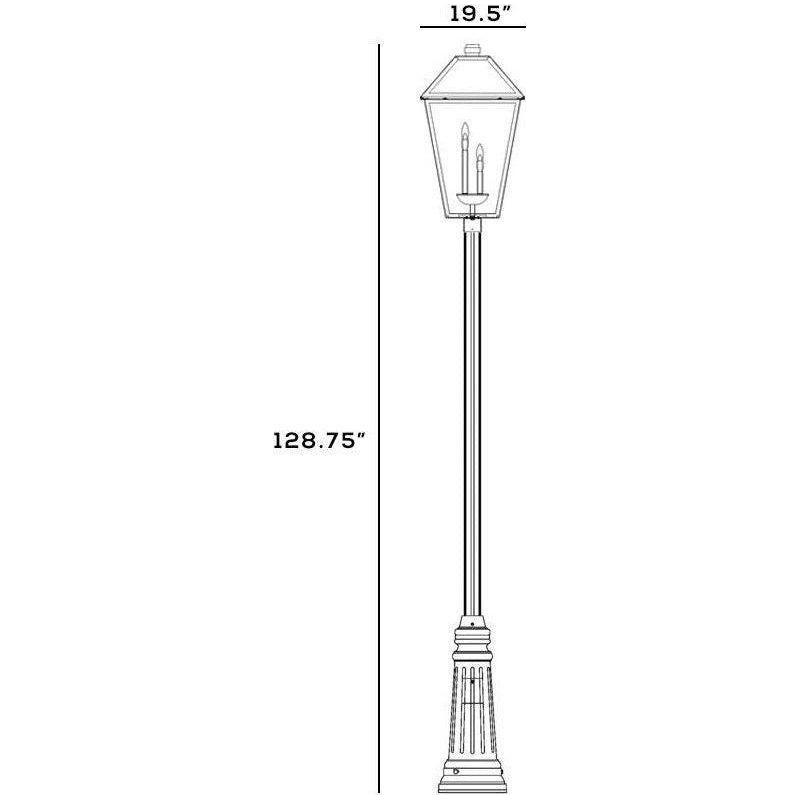 Z-Lite - Talbot 4-Light Outdoor Post Light - Lights Canada