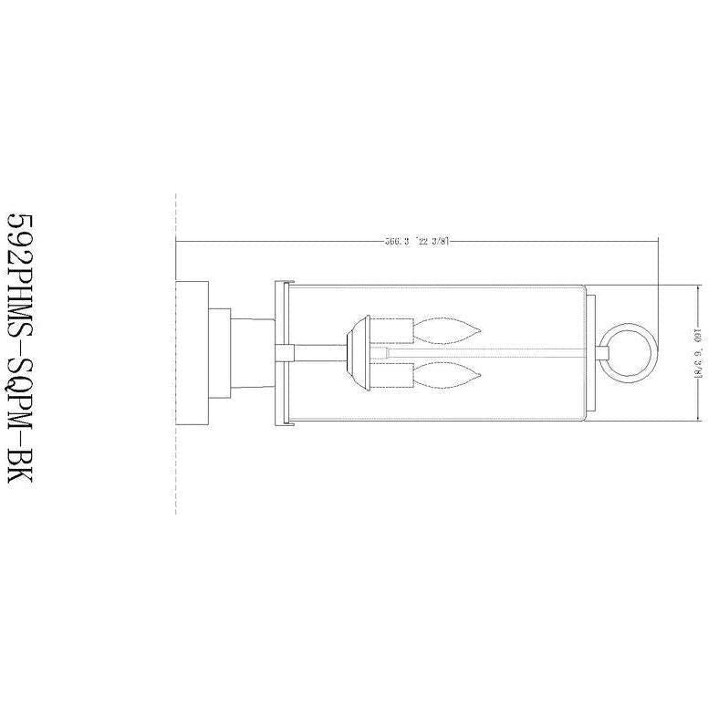 Z-Lite - Sana 2-Light Outdoor Pier Mount - Lights Canada