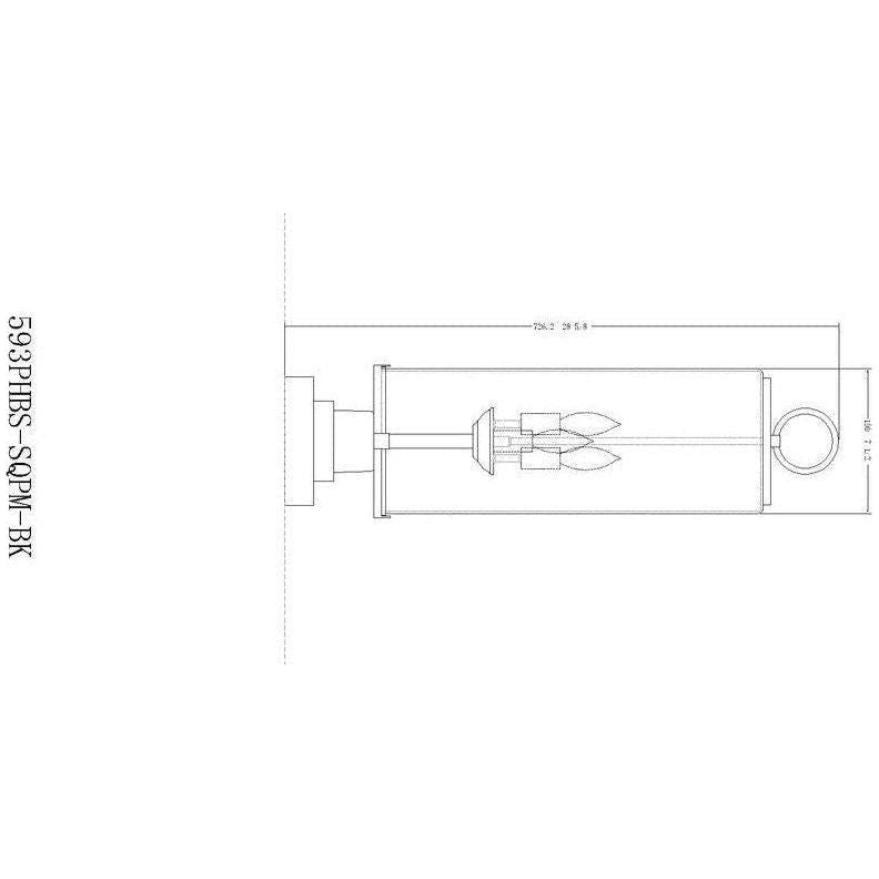 Z-Lite - Sana 3-Light Outdoor Pier Mount - Lights Canada