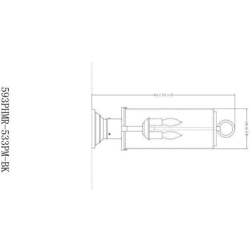 Z-Lite - Sana 2-Light Outdoor Pier Mount - Lights Canada
