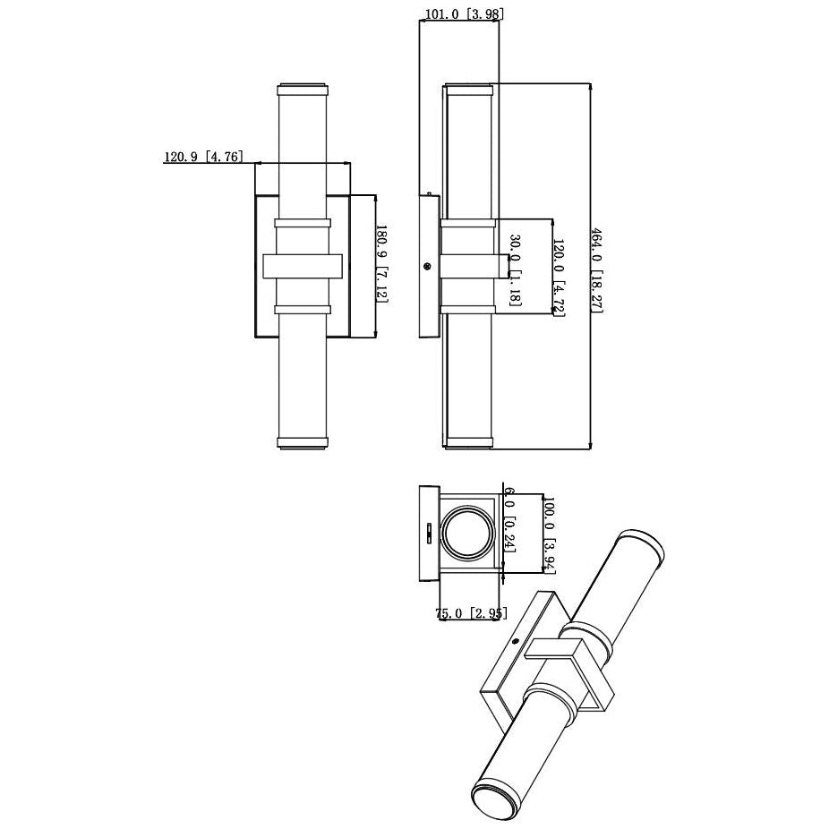 1019-18W-BN-LED