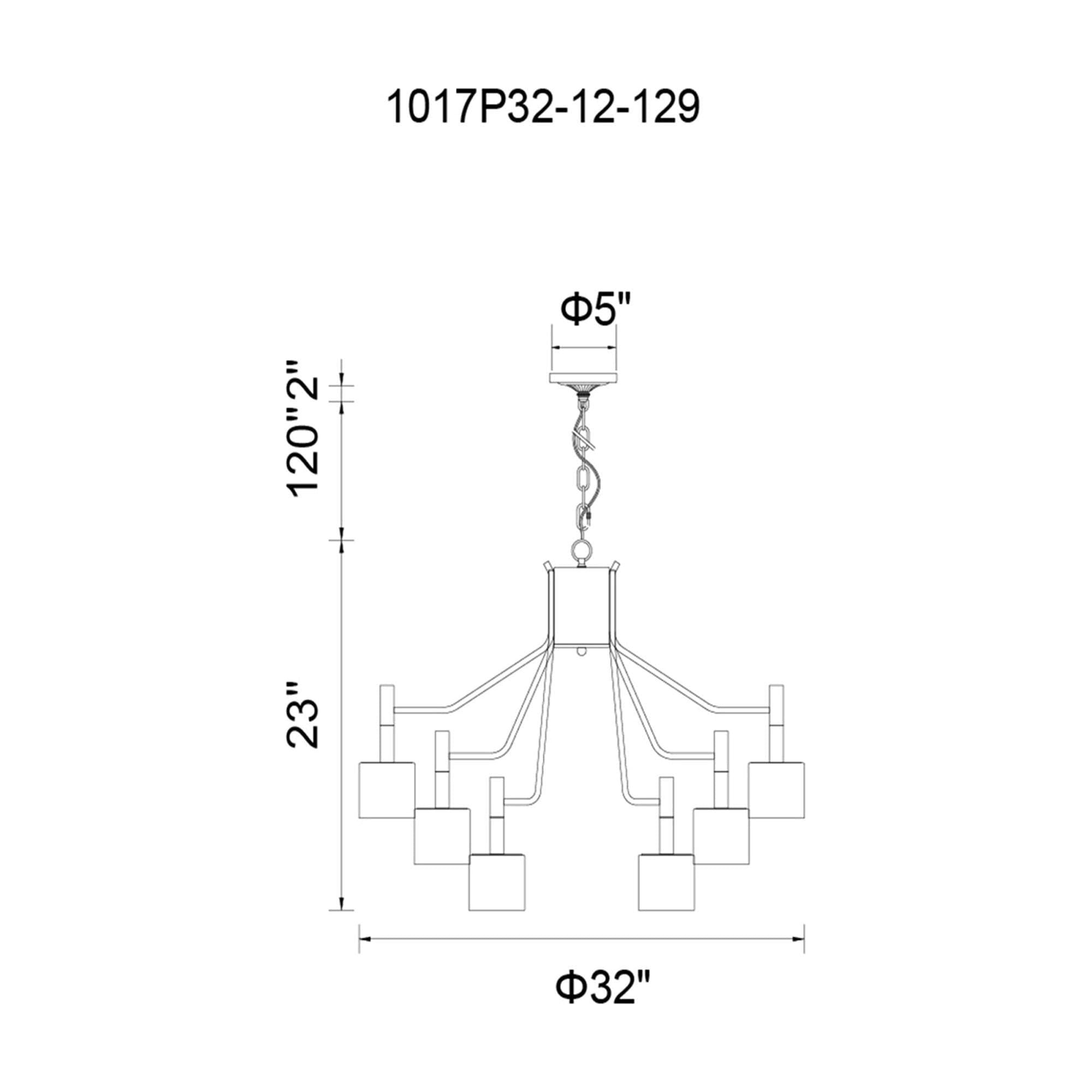 CWI - Corna Chandelier - Lights Canada