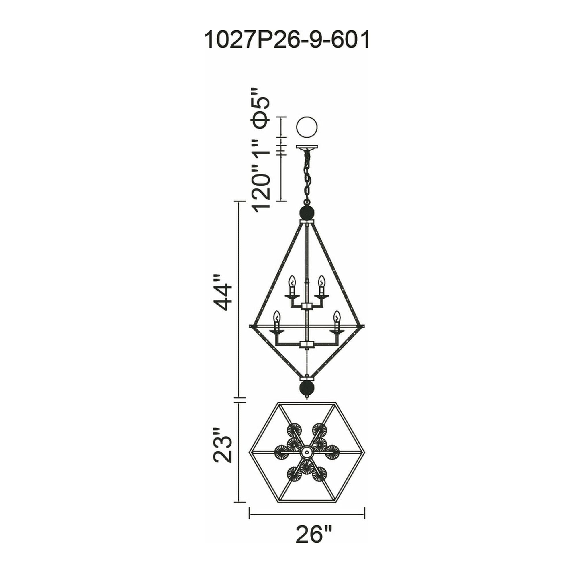 CWI - Calista Chandelier - Lights Canada
