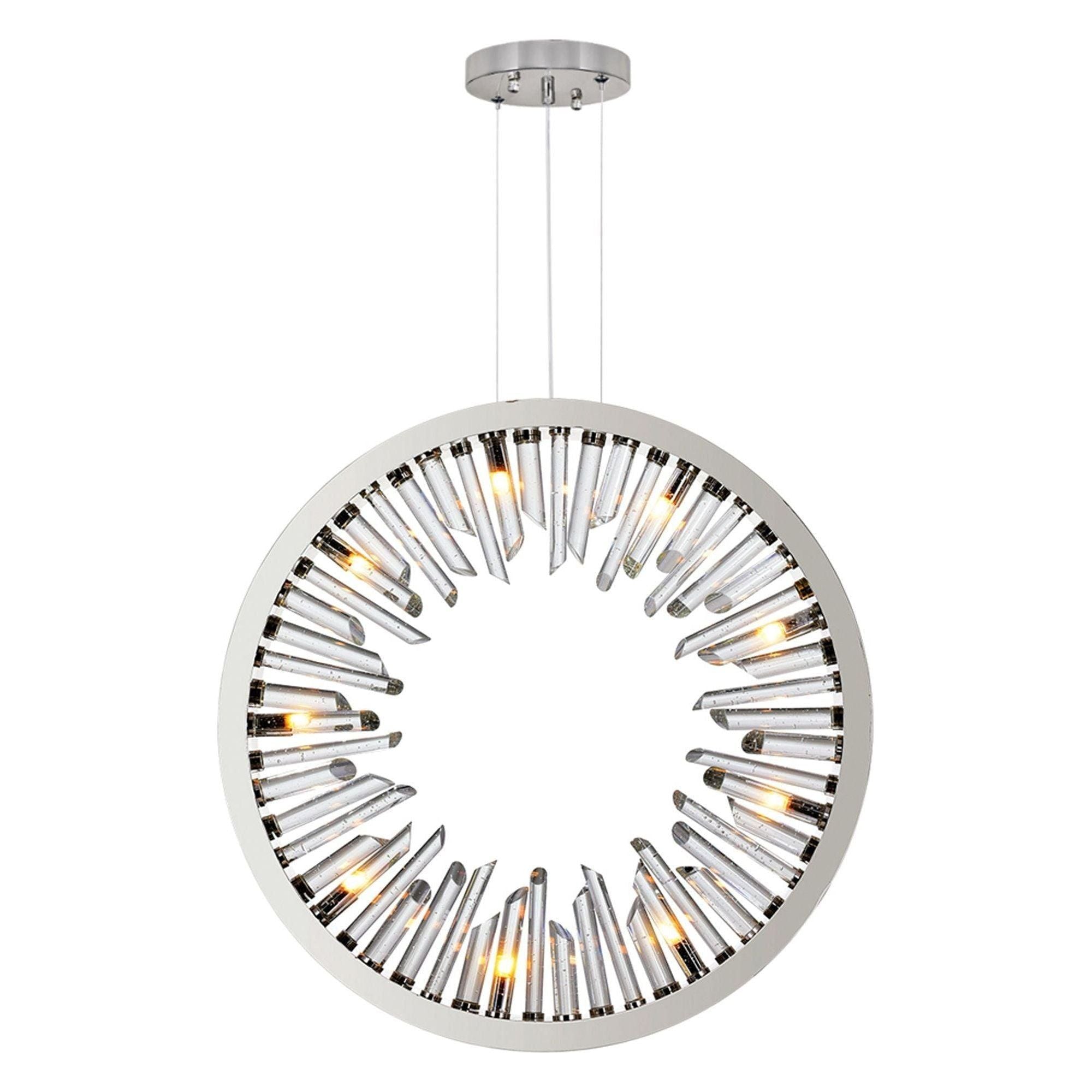 CWI - Spiked 9-Light Chandelier - Lights Canada