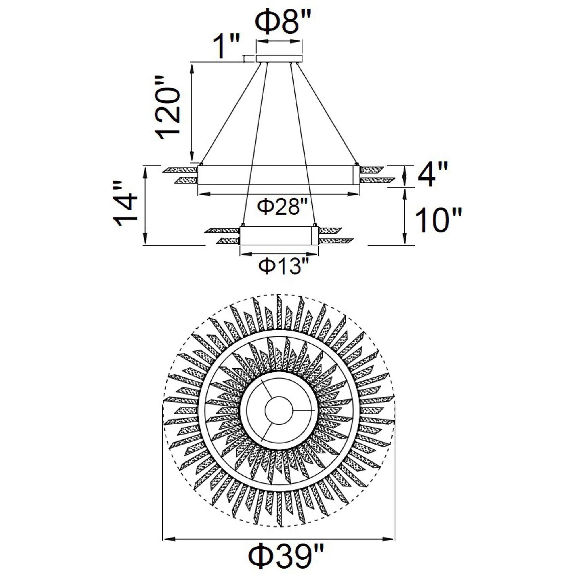 CWI - Thorns 23-Light Chandelier - Lights Canada