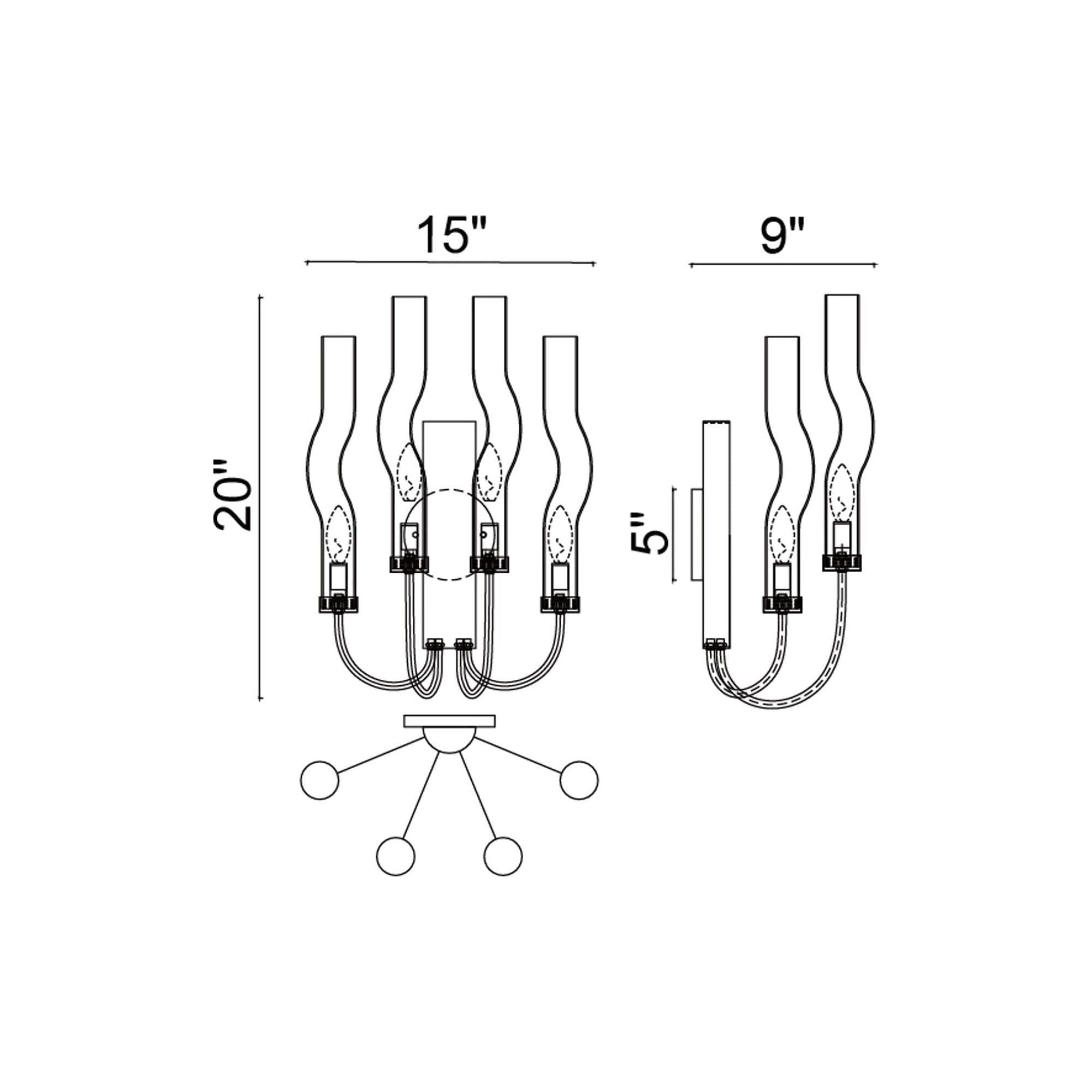 CWI - Meduse Sconce - Lights Canada