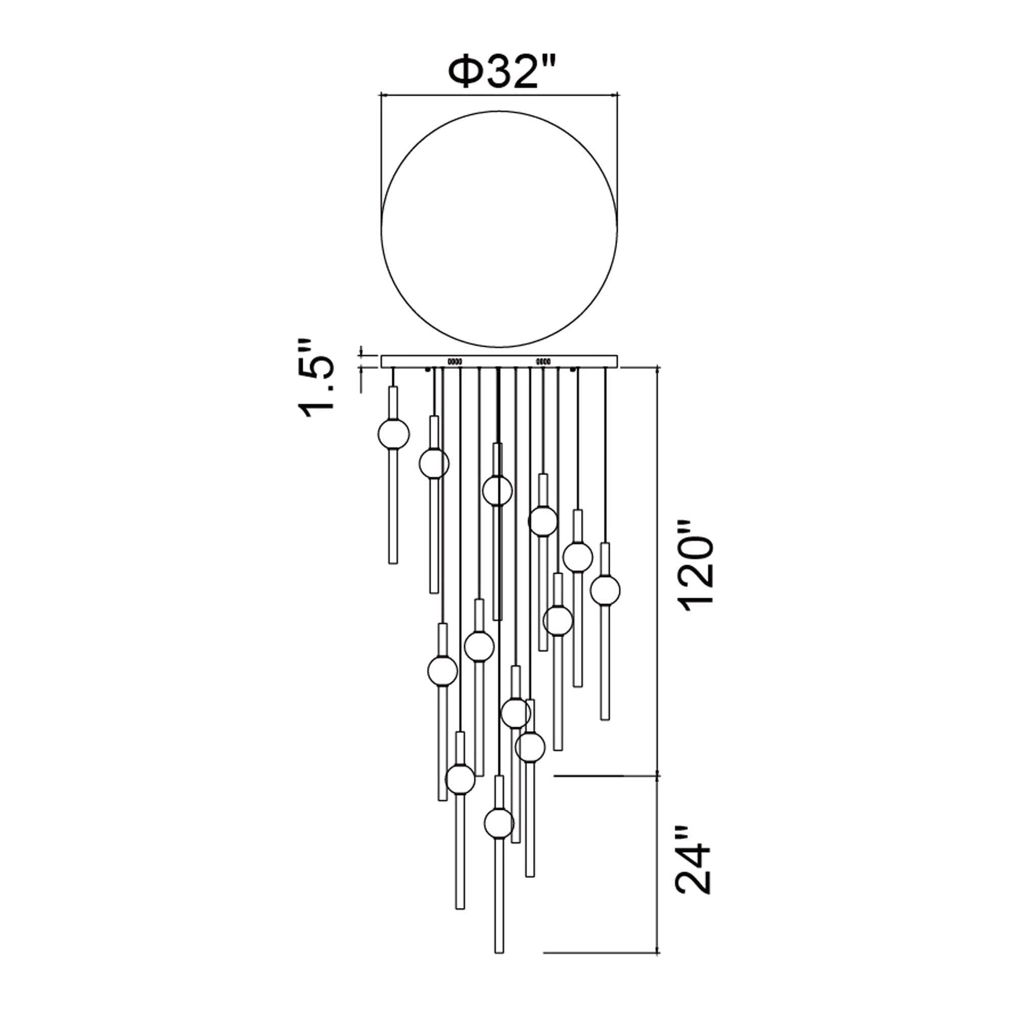 CWI - Baton Pendant - Lights Canada