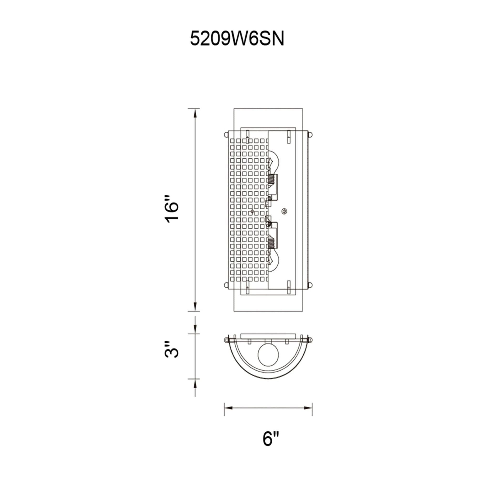 CWI - Checkered Sconce - Lights Canada