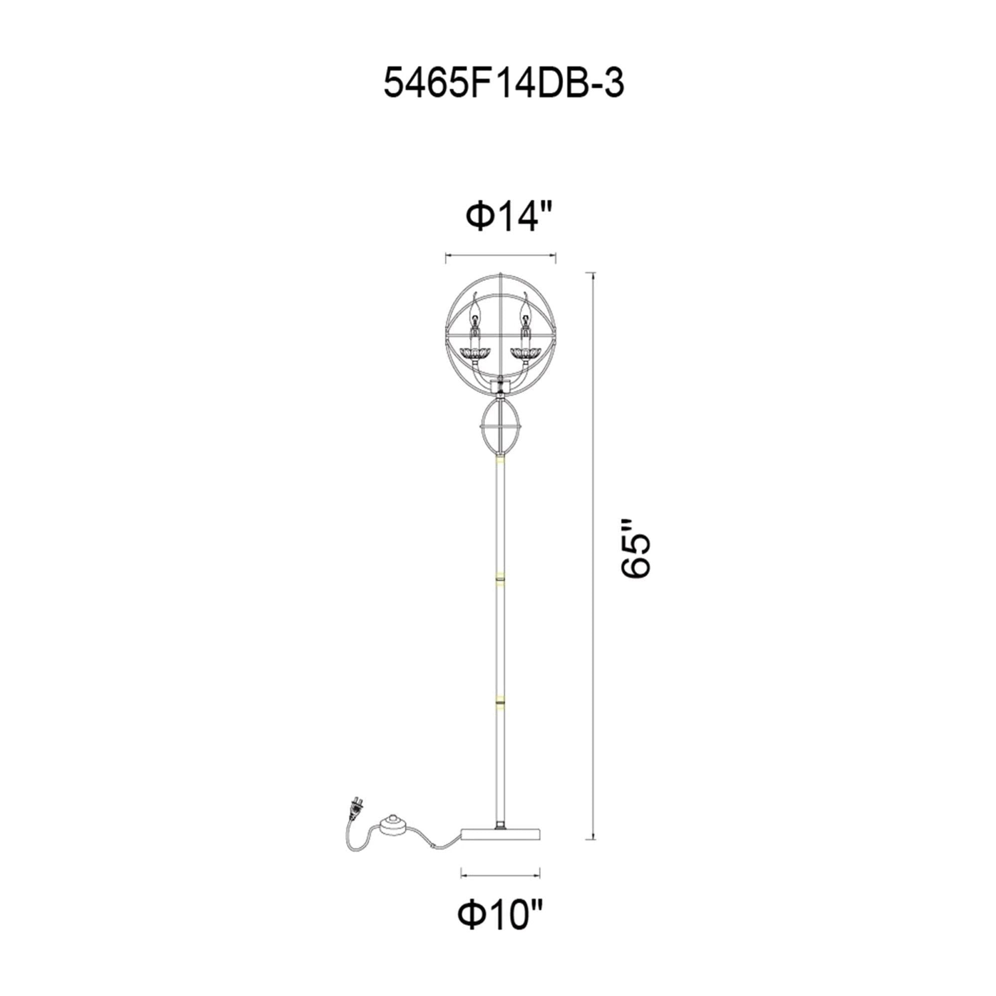 CWI - Campechia Floor Lamp - Lights Canada