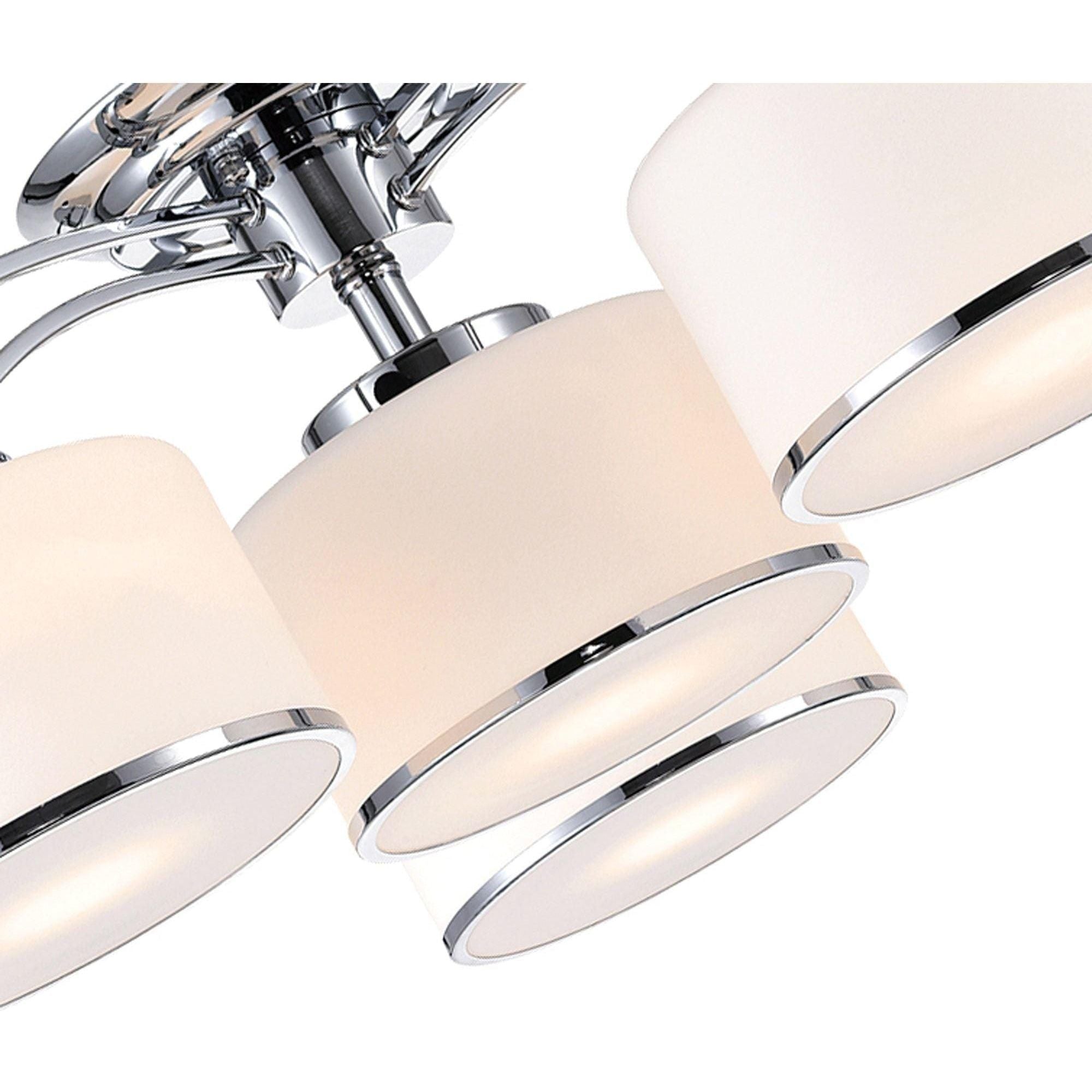 CWI - Frosted Semi Flush Mount - Lights Canada