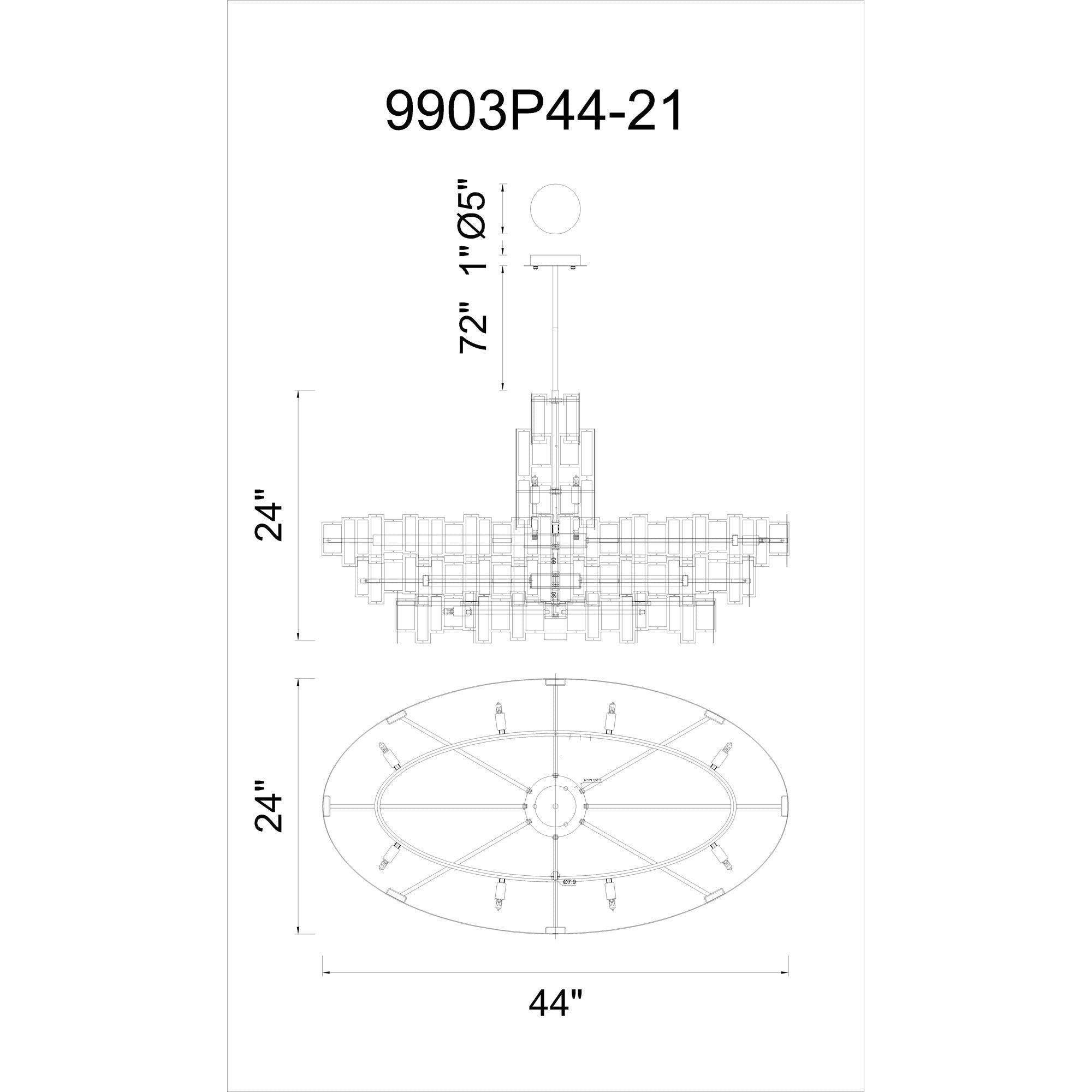 CWI - Quida Chandelier - Lights Canada