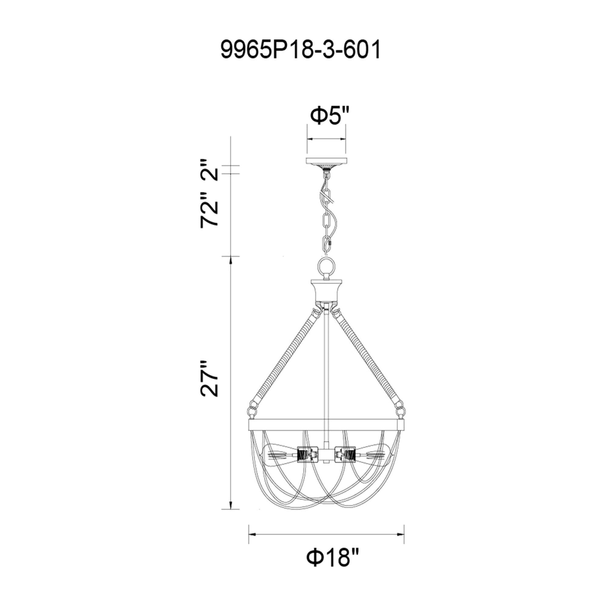 CWI - Parana Chandelier - Lights Canada