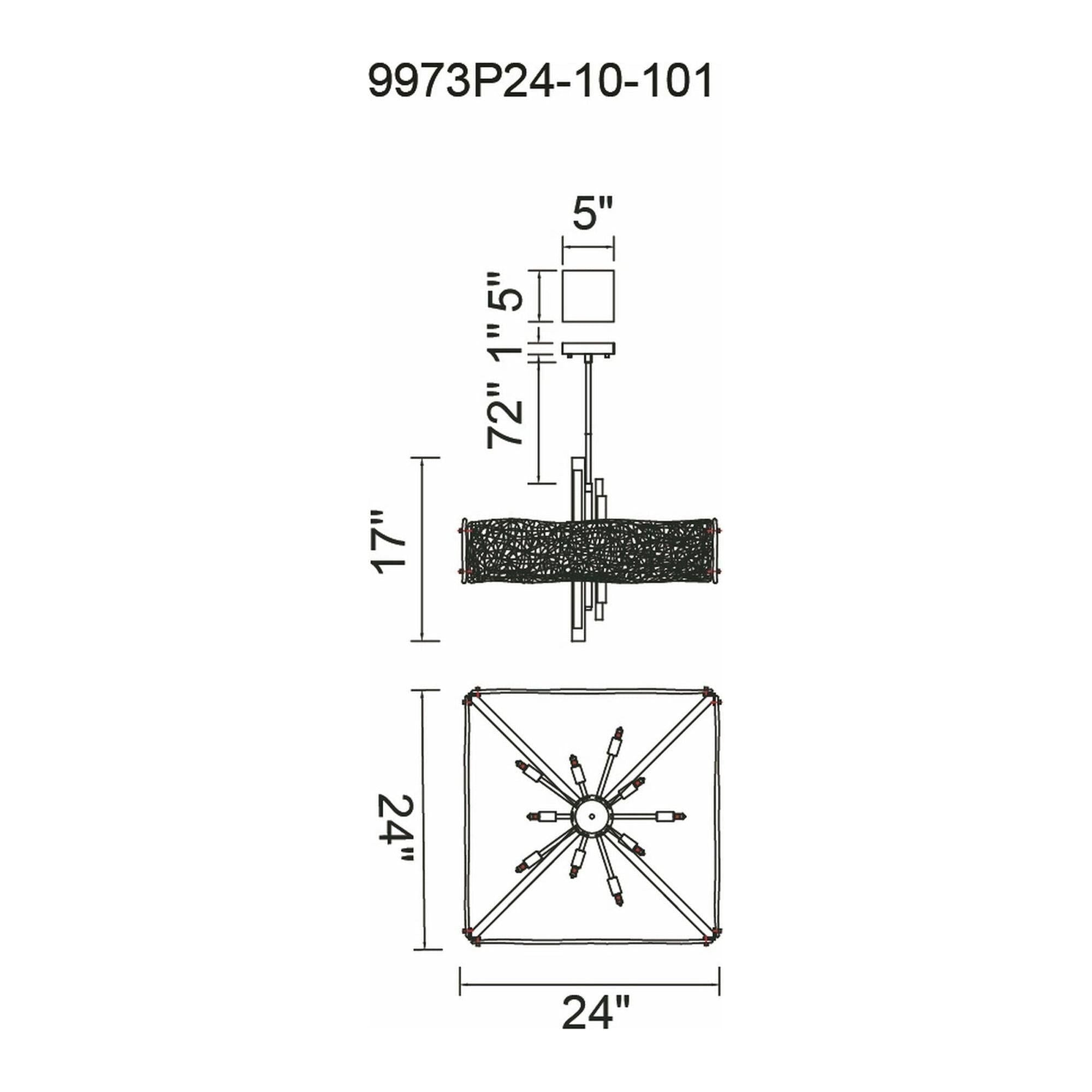 CWI - Assunta Chandelier - Lights Canada