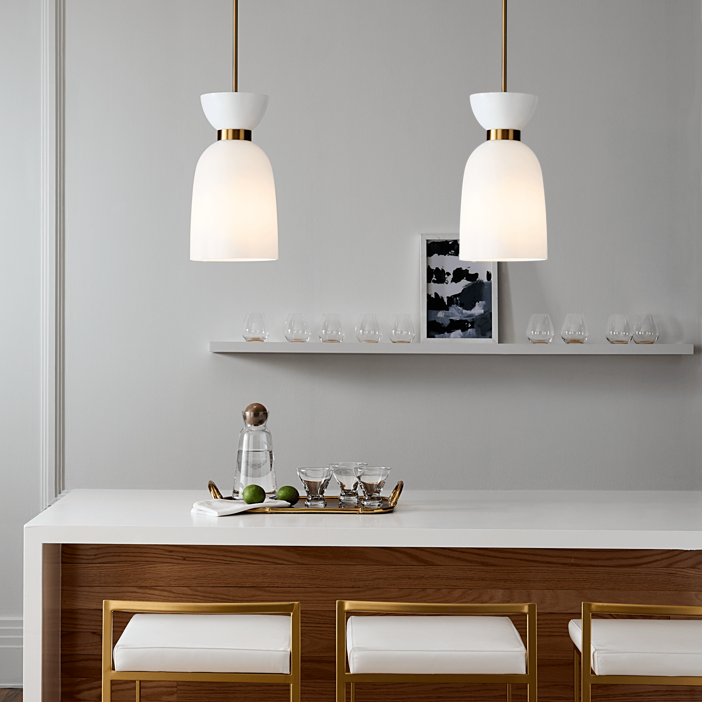 Visual Comfort Studio Collection - Londyn 1-Light Tall Pendant - Lights Canada