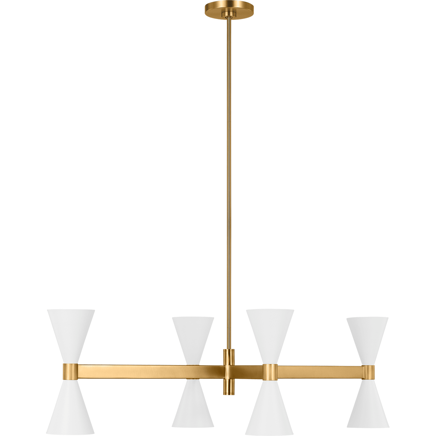 Visual Comfort Studio Collection - Albertine 8-Light Linear Chandelier - Lights Canada