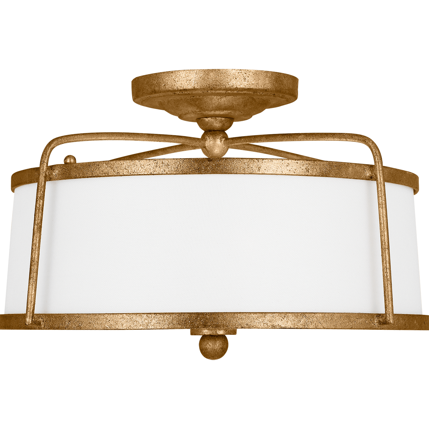 Visual Comfort Studio Collection - Stonington 2-Light Medium Semi Flush Mount - Lights Canada