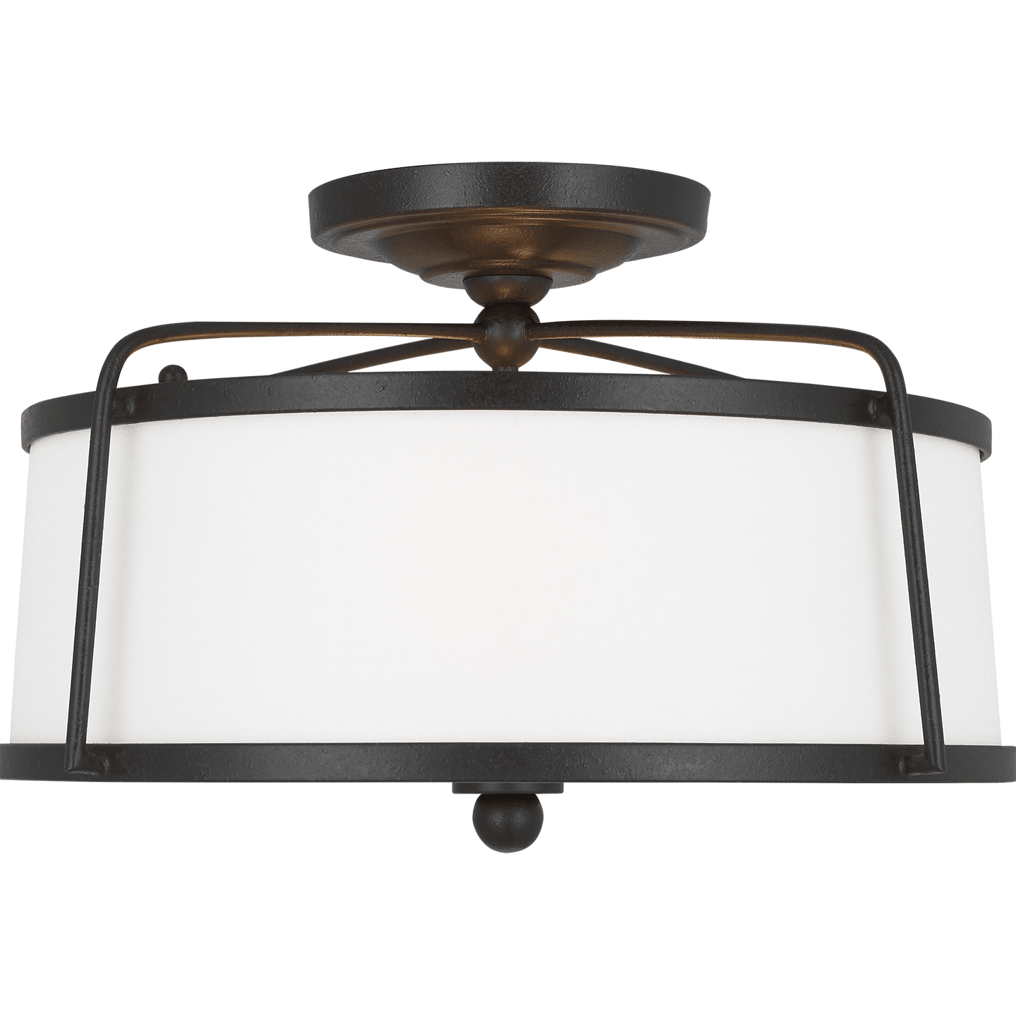 Visual Comfort Studio Collection - Stonington 2-Light Medium Semi Flush Mount - Lights Canada