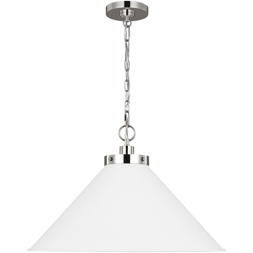 Visual Comfort Studio Collection - Wellfleet Wide Cone Pendant - Lights Canada