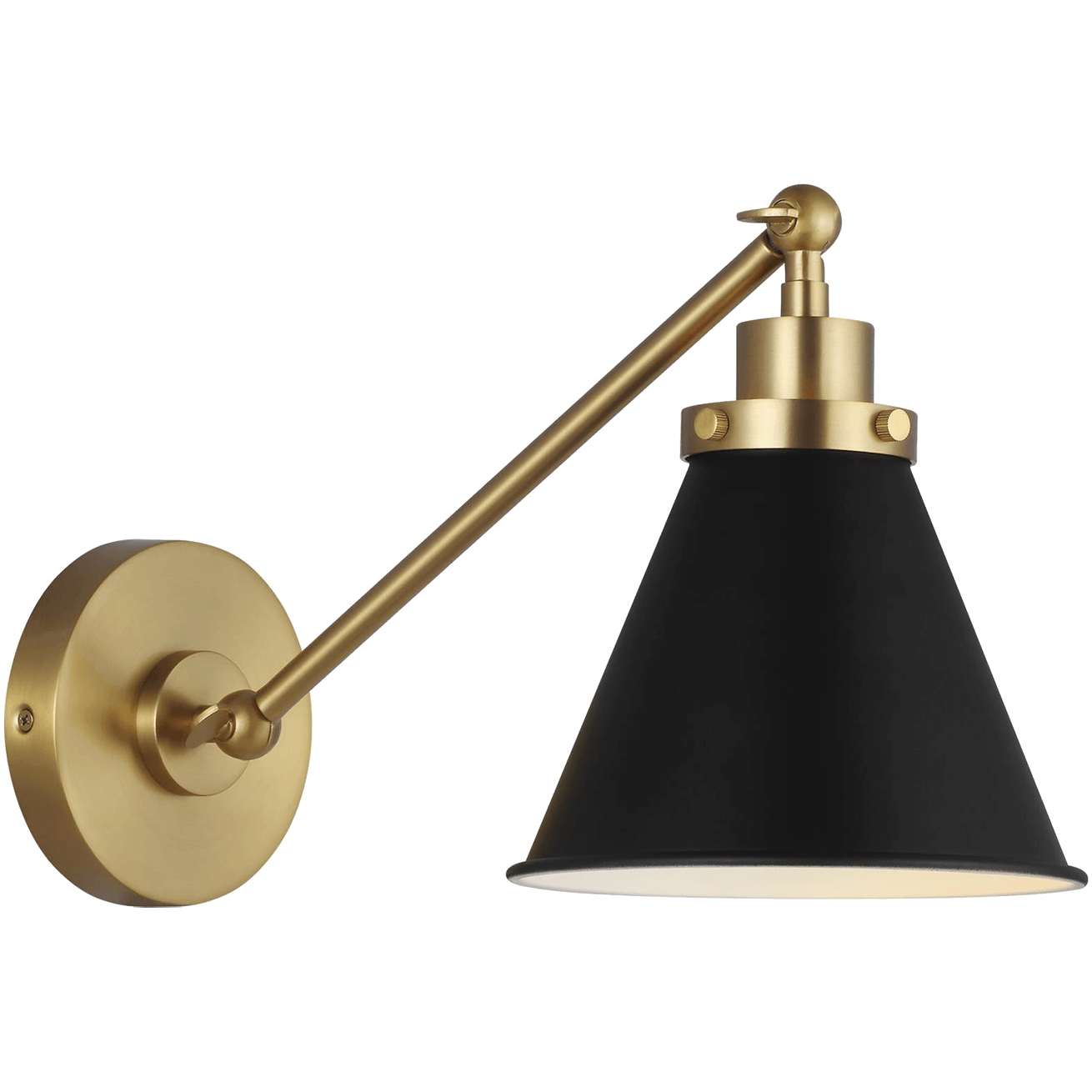 Visual Comfort Studio Collection - Wellfleet Single Arm Cone Task Sconce - Lights Canada
