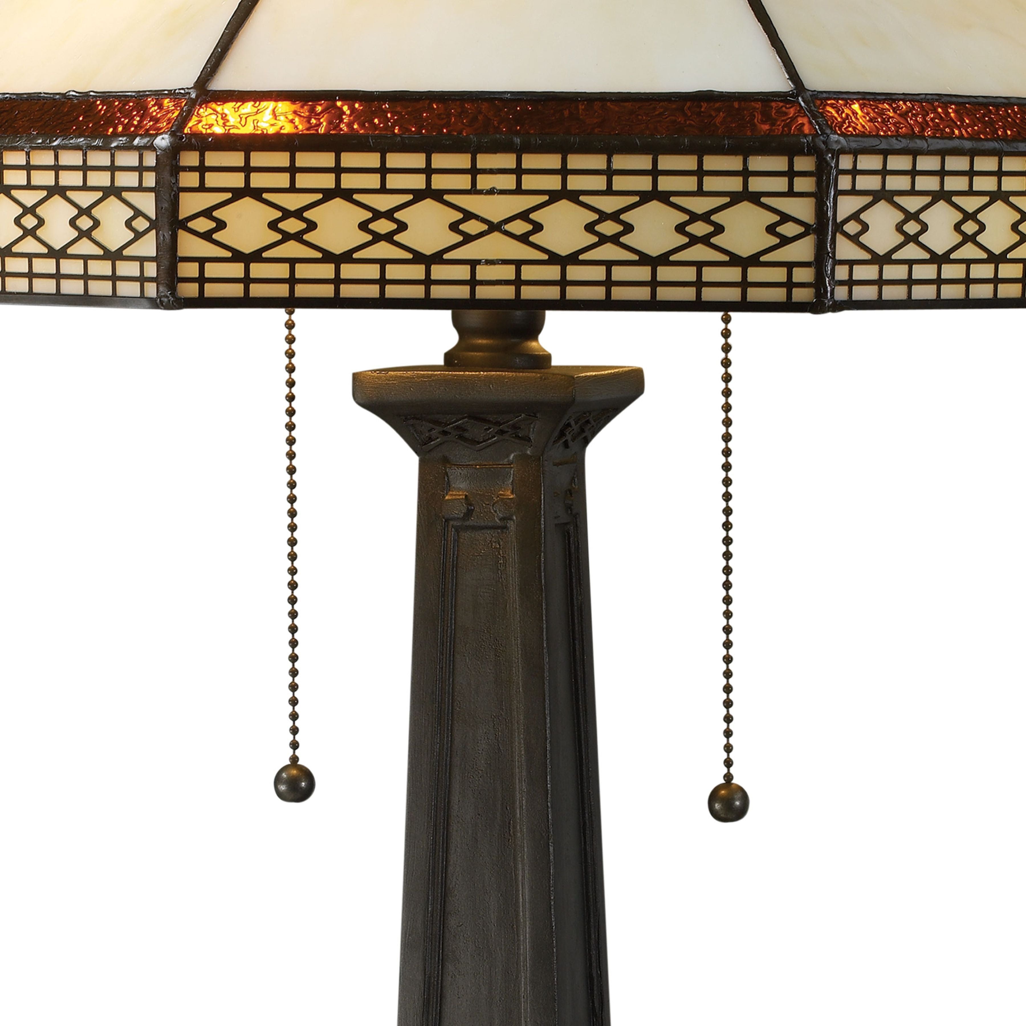 Stone Filigree 24" High 2-Light Table Lamp