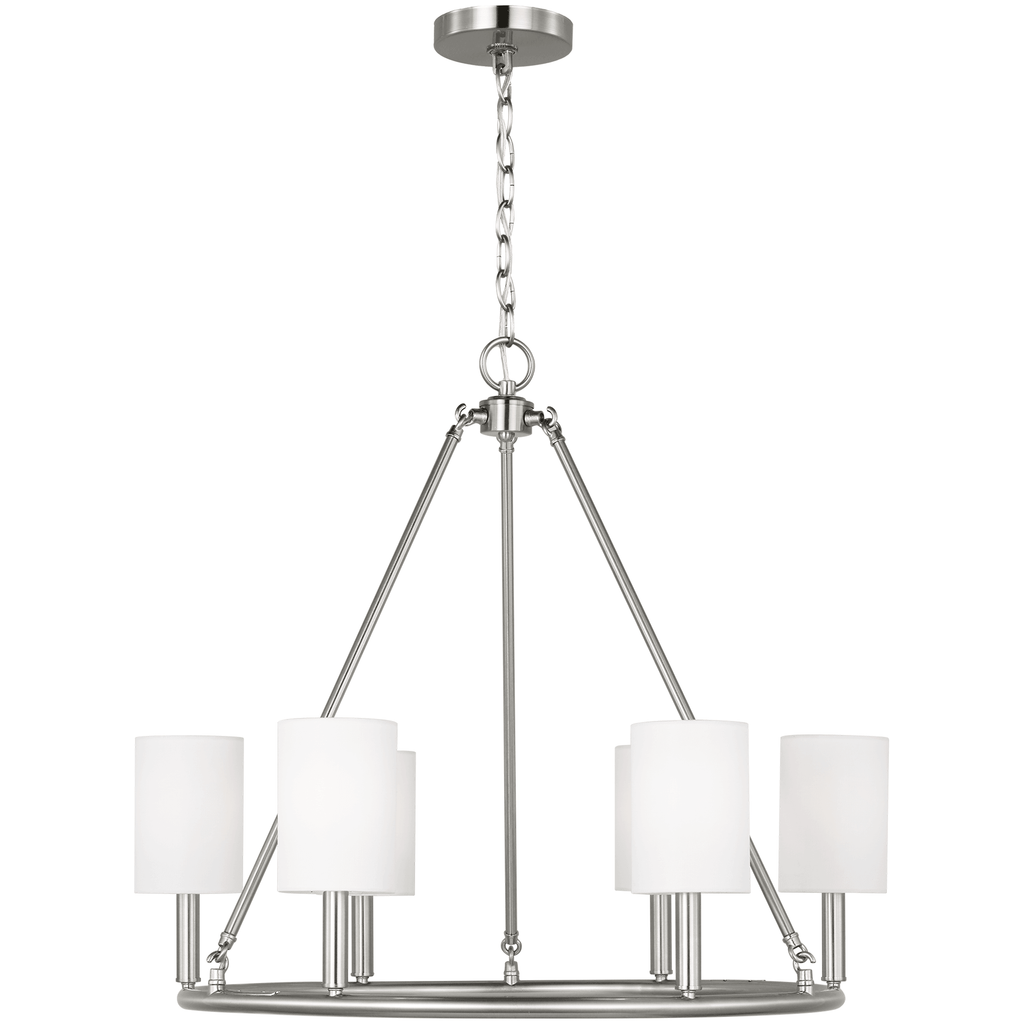 Visual Comfort Studio Collection DJC1086BS Egmont 6Light Large Chandelier Lights Canada