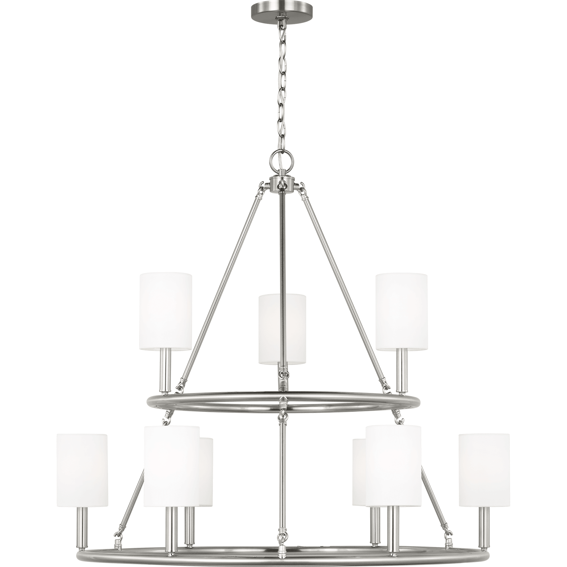 Visual Comfort Studio Collection - Egmont 9-Light XL Chandelier - Lights Canada