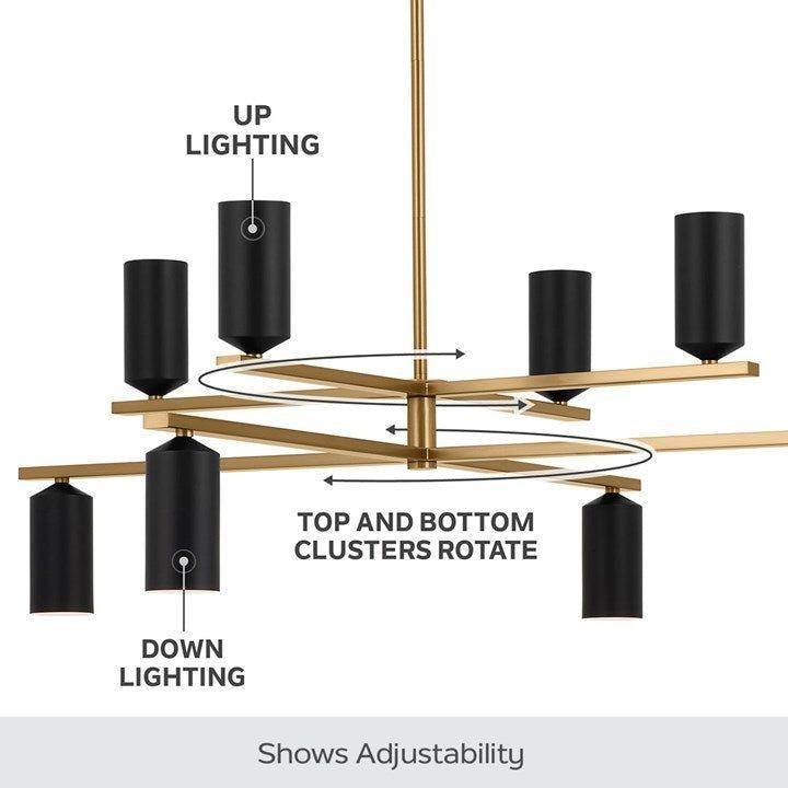 Kichler - Gala 36" 8-Light Chandelier - Lights Canada