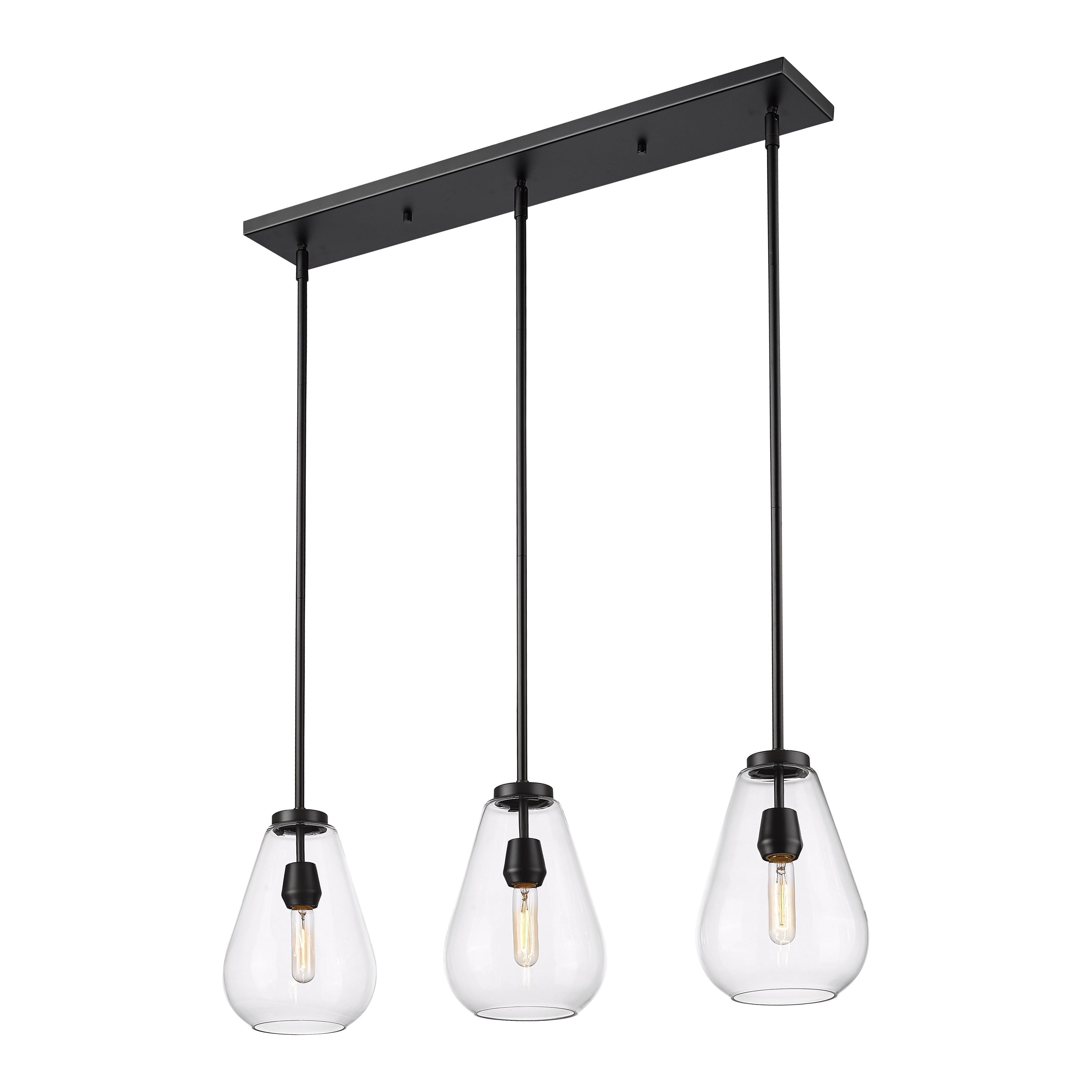 Z-Lite - Ayra 3-Light Linear Chandelier - Lights Canada