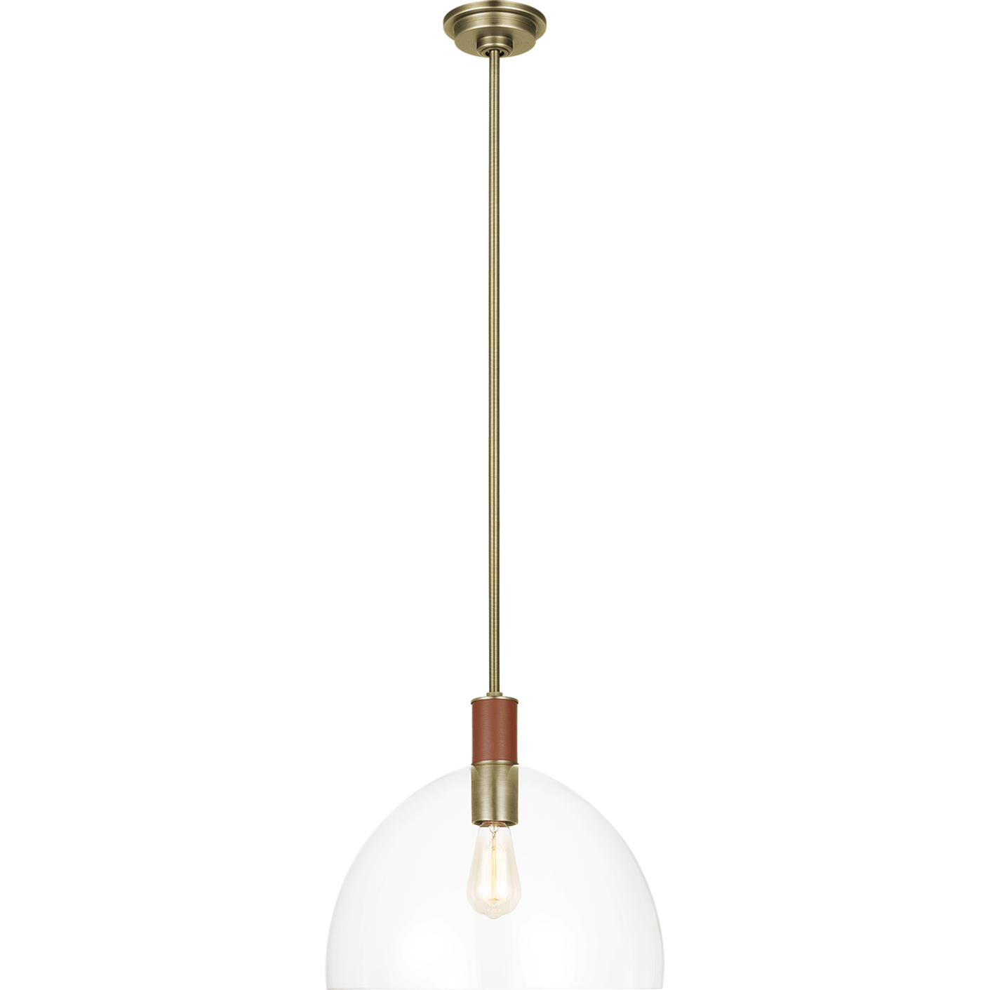 Visual Comfort Studio Collection - Hadley 1-Light Large Pendant - Lights Canada