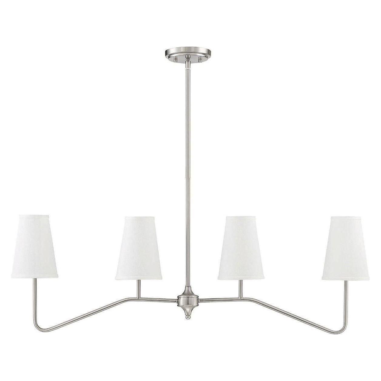 Meridian - 4-Light Linear Chandelier - Lights Canada