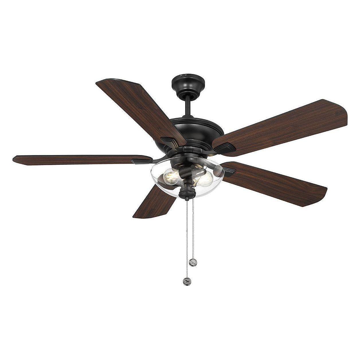 Meridian - 52" 2-Light Outdoor Ceiling Fan - Lights Canada
