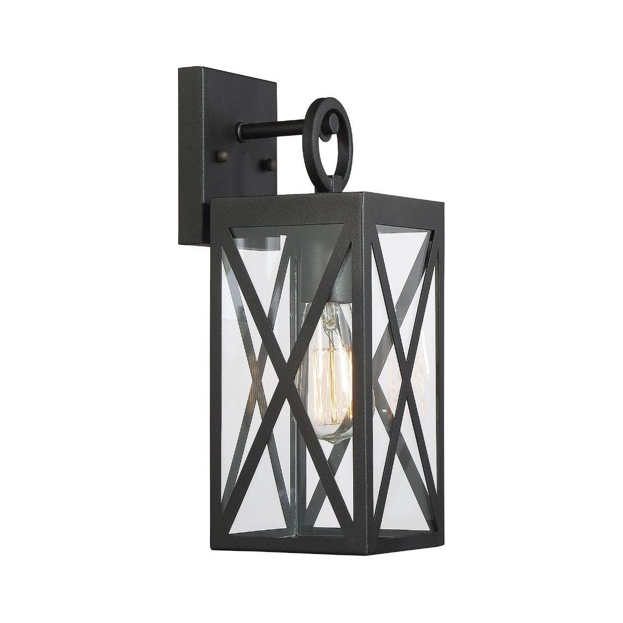 Meridian - 1-Light Outdoor Wall Lantern - Lights Canada