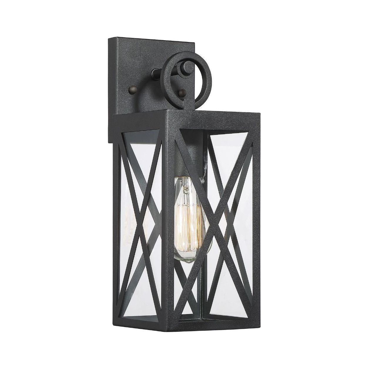 Meridian - 1-Light Outdoor Wall Lantern - Lights Canada