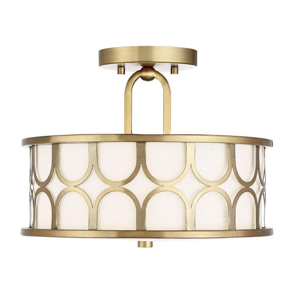 Meridian - 2-Light Ceiling Light - Lights Canada
